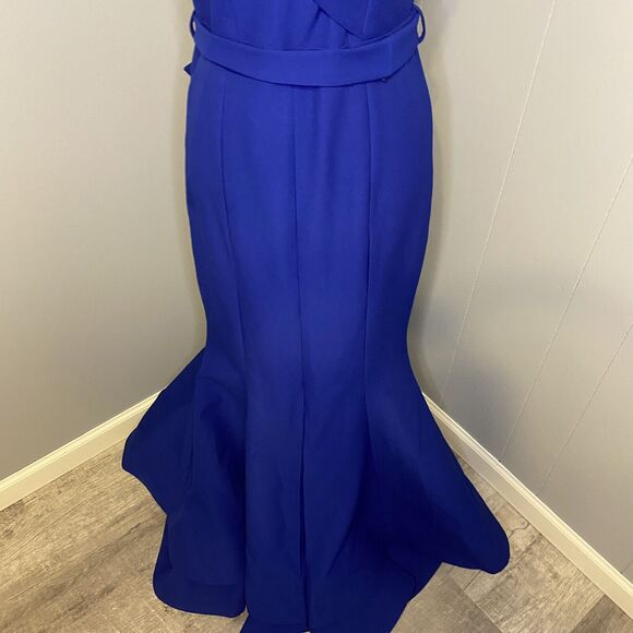 Royal Blue Long Formal Sleeveless Dress Prom Gown - Picture 5 of 12
